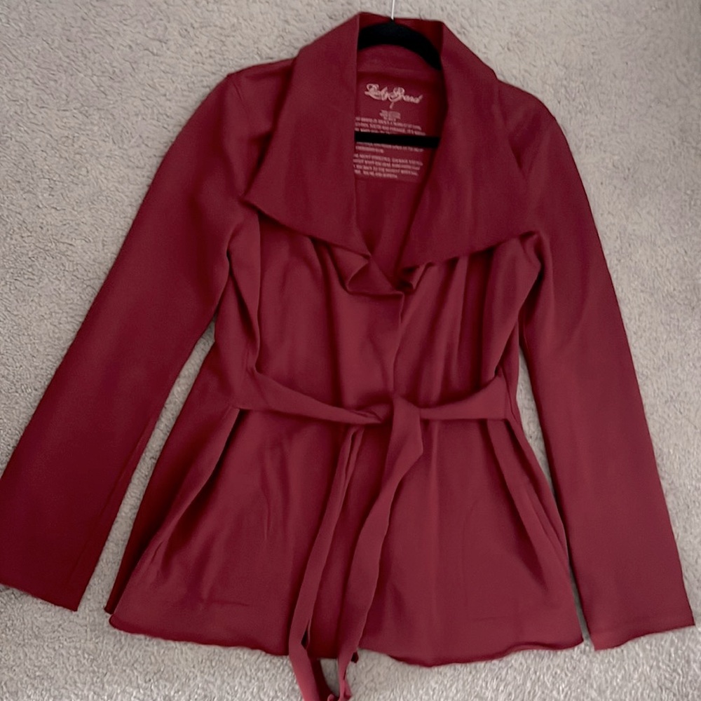 NWOT LUCKY BRAND 100% COTTON JACKET RUST COLOR - SIZE L